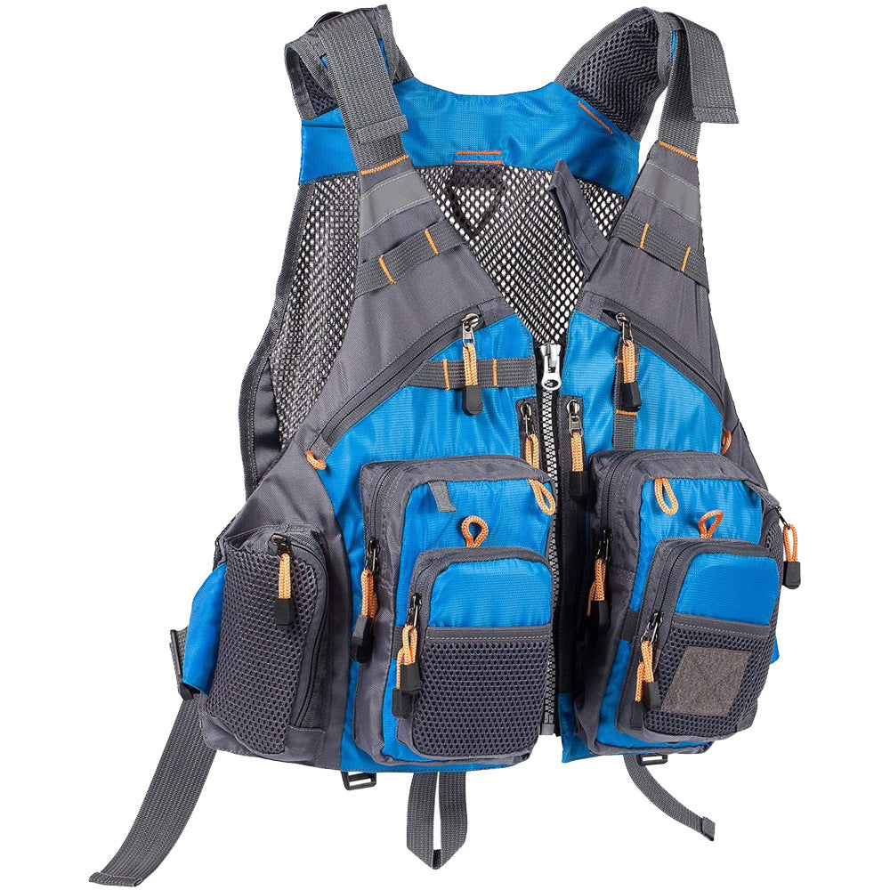 Fishing Leisure Vest Waistcoat Vest Fly Fishing Detachable Sea Fishing Daily Adventure Fishing Multi-pocket Function