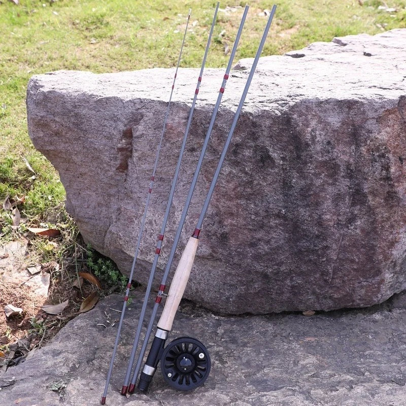 Sougayialng Fly Fishing Rod Set 2.7M 8.86FT #5/6 Fly Rod and Fly Reel with Fishing Bag Line Accessories